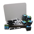 9 x 12 Single-Sided Dry Erase Boards with Marker and Student Eraser - Class Pack of 12