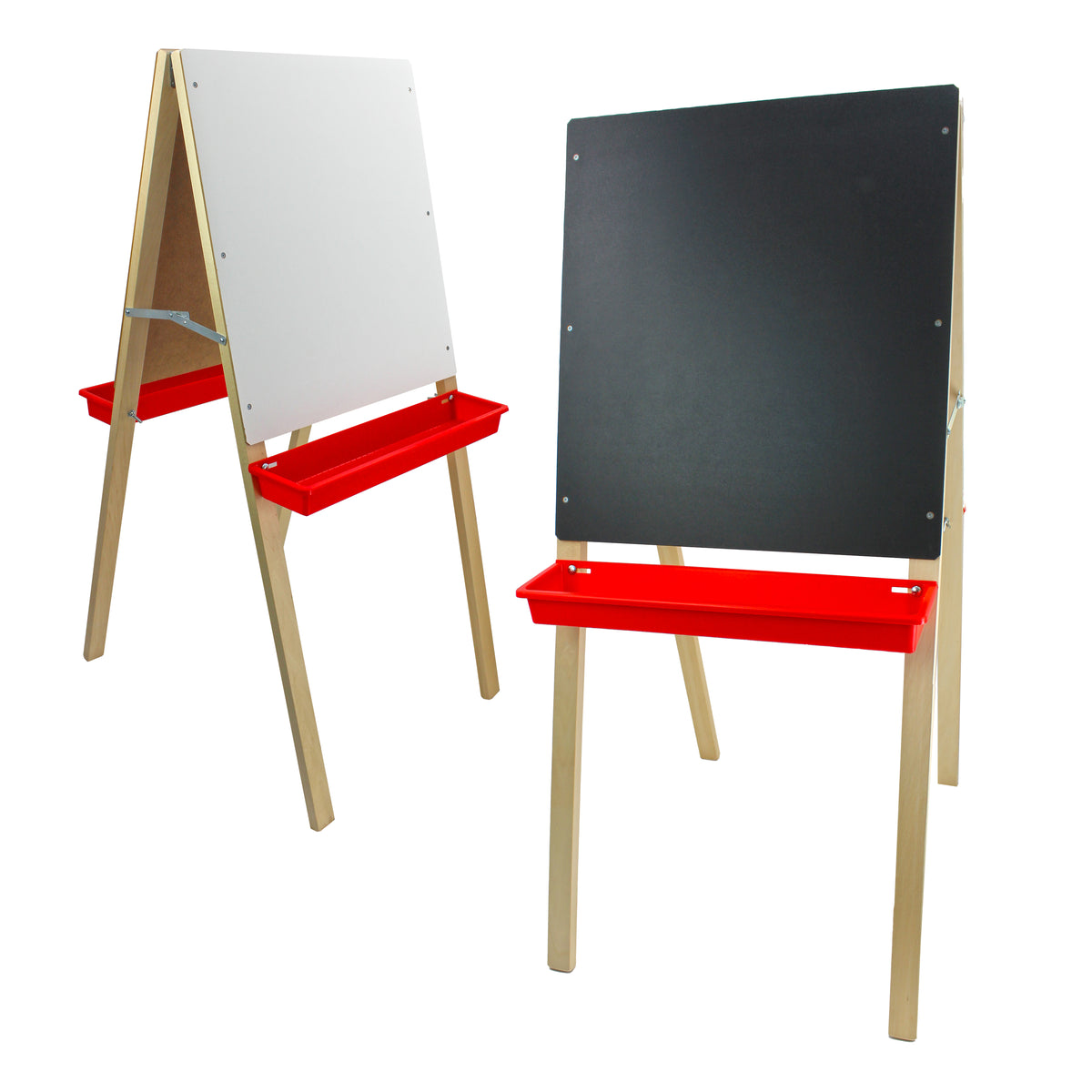Child's Double Easel - Black Chalk/White Markerboard