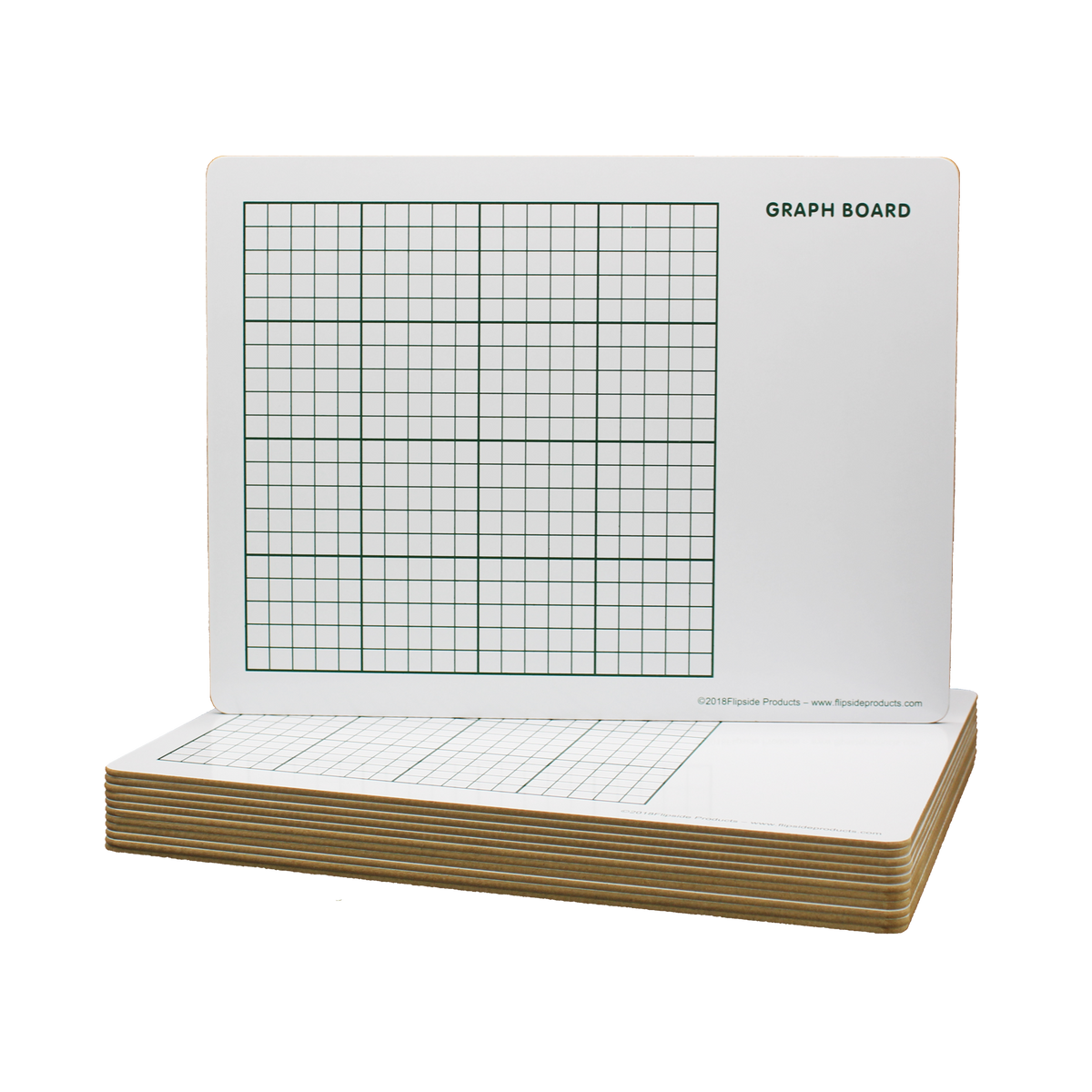 9 x 12 Two Sided Graph Board 12 Pack