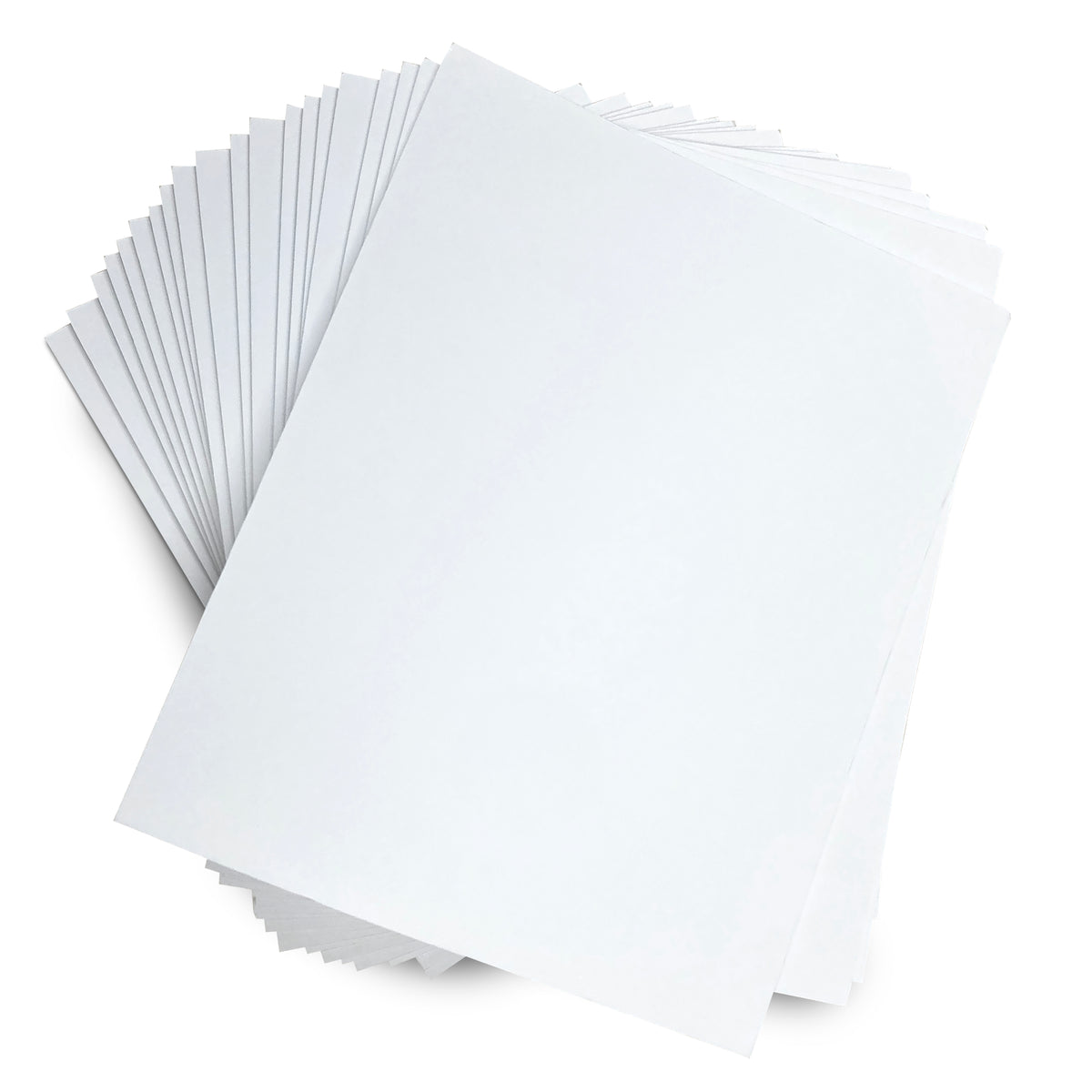 11 x 14 3/16 White Foam Board Pack of 25