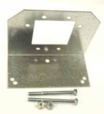 Belimo LF right angle bracket 4-1/2x5-1/2x2-1/2" (HxWxD). ZG-112