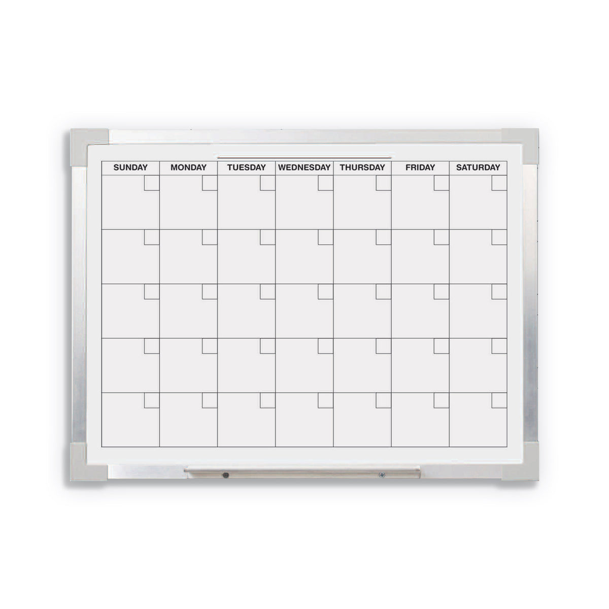 18 x 24 Aluminum Framed Calendar Magnetic White Dry Erase Board