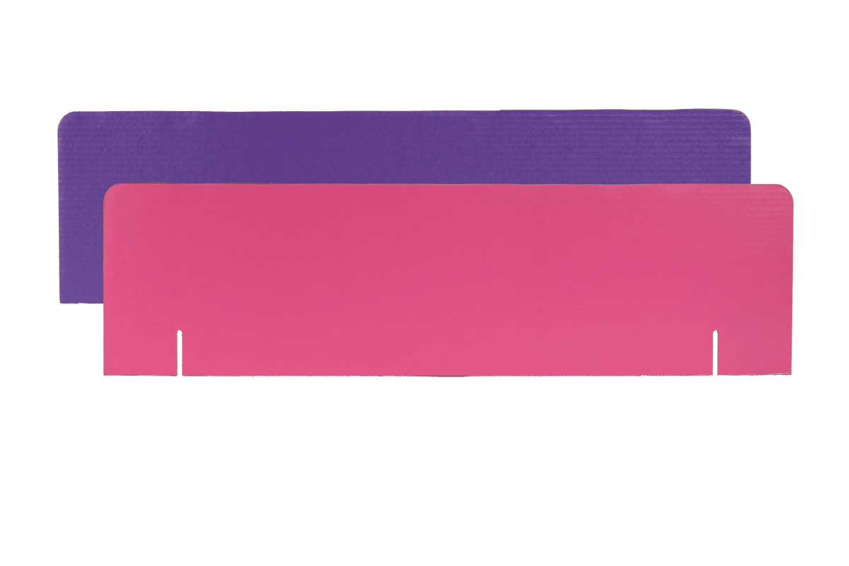 1 Ply Purple/Pink Two Sided Header - Carton of 24 supplier units