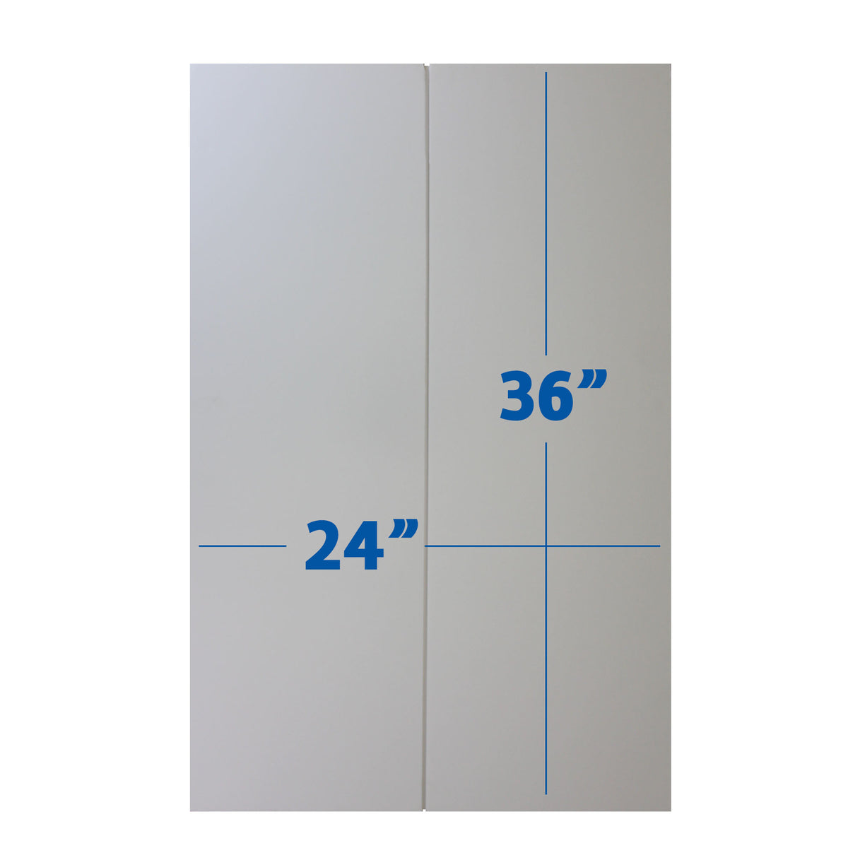 36 x 48 Fade-Line White Foam Project Board, 1/2" Grid